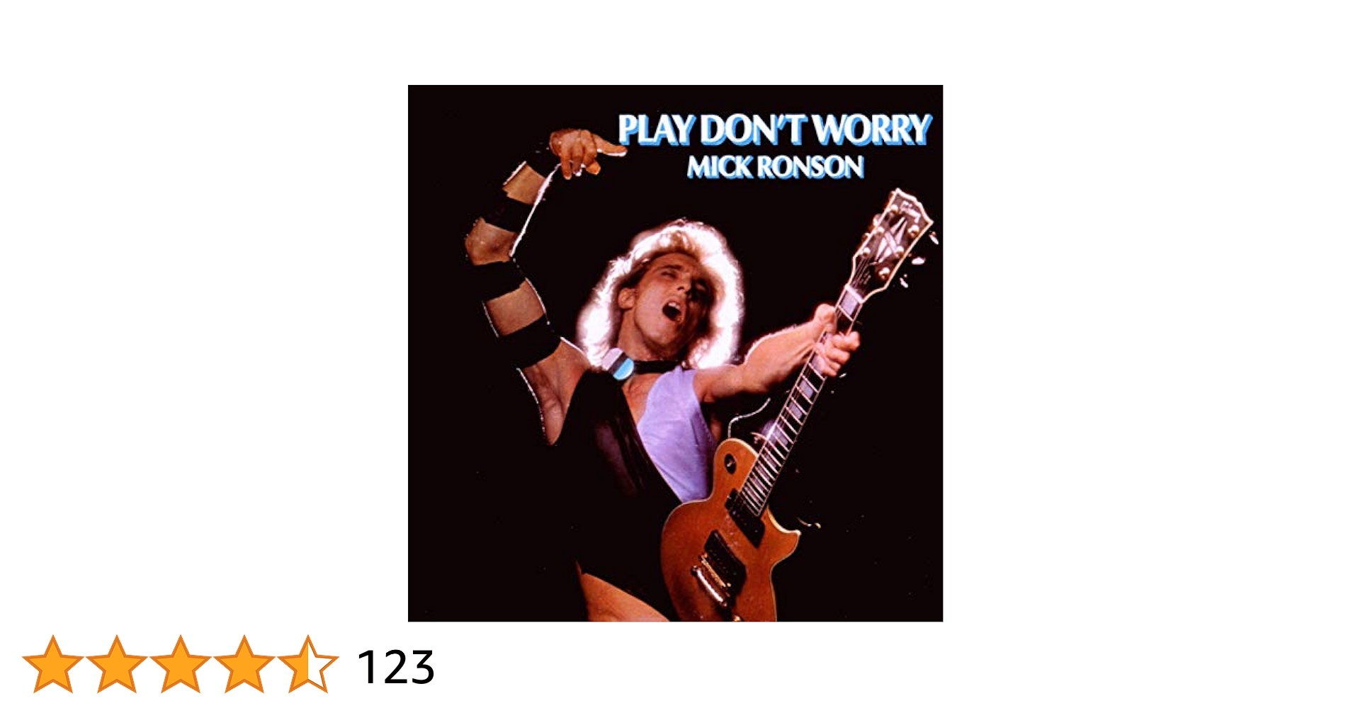 【ＵＫ.Org盤ＬＰレコード】ミック・ロンソン／プレイ・ドント・ウォリー Amazon.co.jp: Play Dont Worry: ミュージック